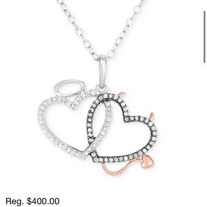 Good and Bad Diamond Necklace -New never worn!